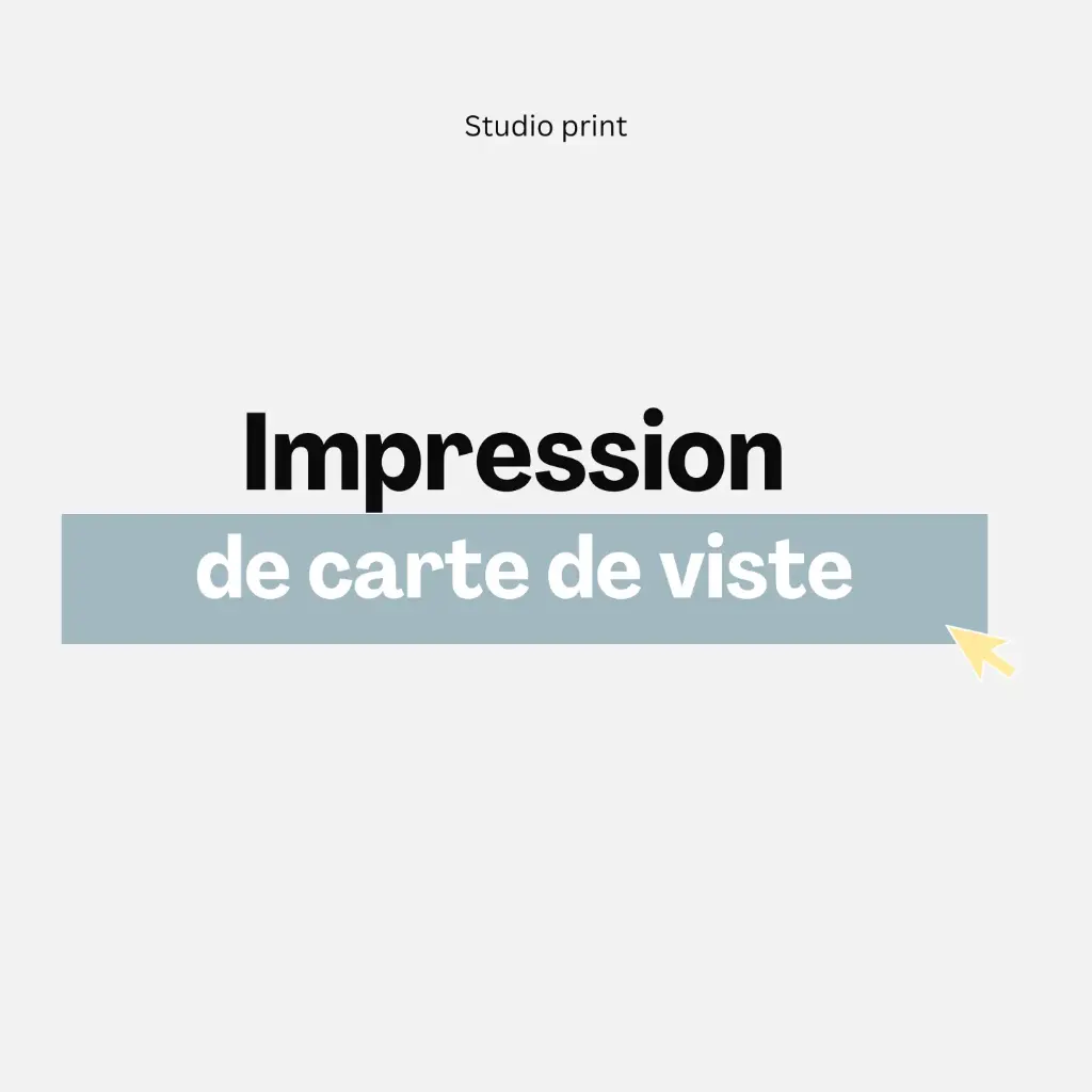Impression carte de visite